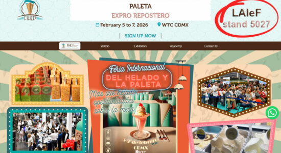 Conoce a LAIeF en la Feria Internacional del Helado y la Paleta 2026