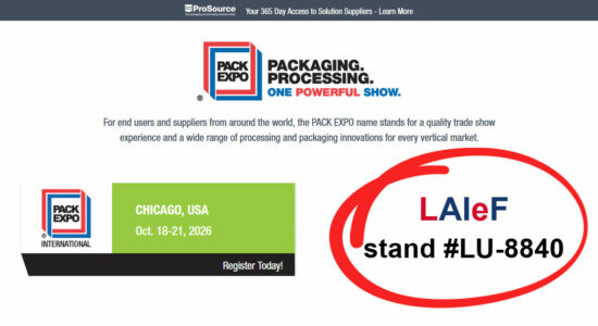 , LAIeF estará en PACK EXPO International 2026 en Chicago